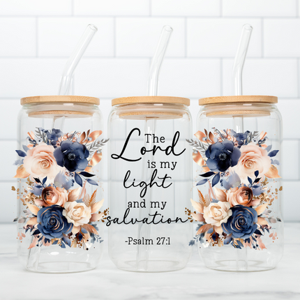 Bible Verse, UV Cup Wraps, Faith, Religious, Floral