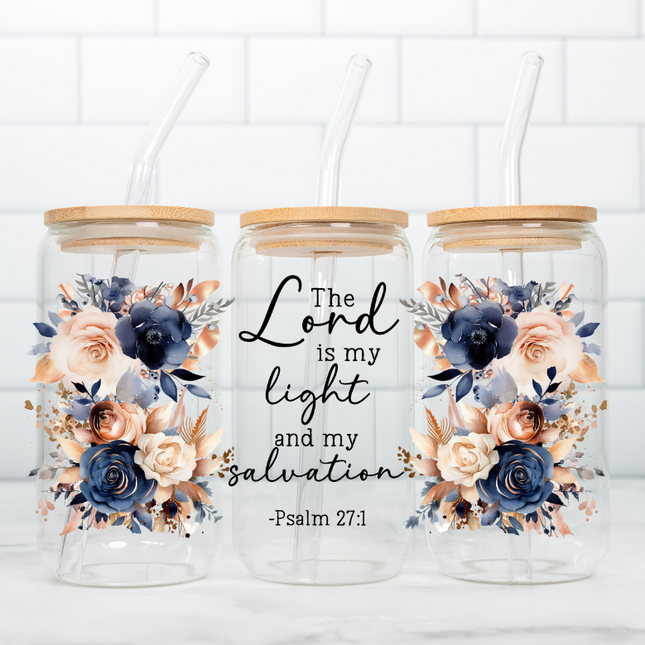 Bible Verse, UV Cup Wraps, Faith, Religious, Floral