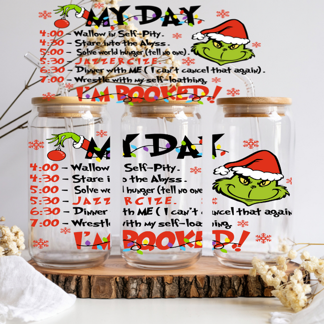 Grinch, My Day, UV Cup Wrap, Grinchmas