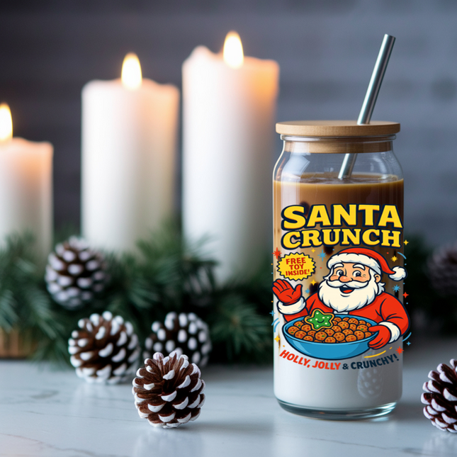 Santa Crunch, Grinch Crunch, Grinchmas, UV Wrap, Holidays, Whoville, Santa