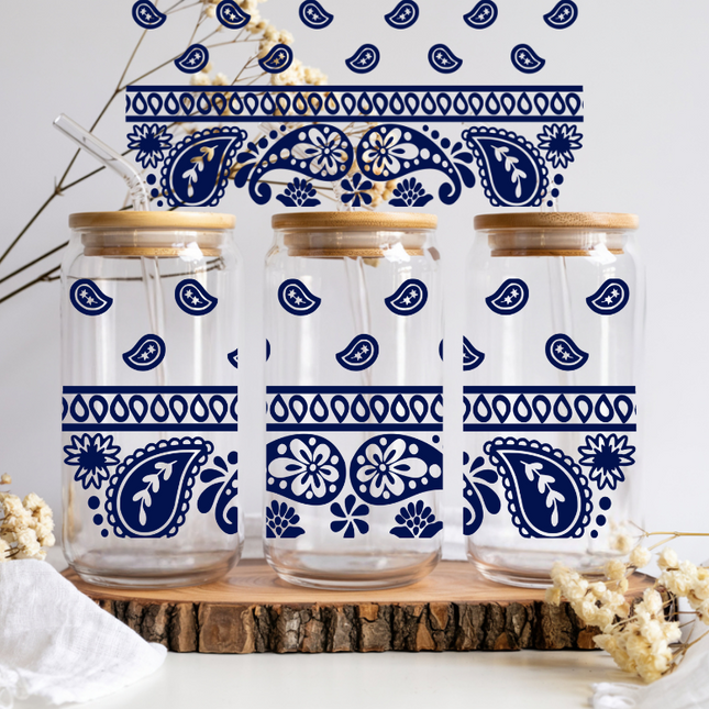 Blue Bandana, UV Wrap