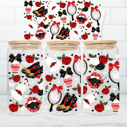 Halloween Girly, Coquette, Cute Ghost, UV Wrap, Spooky Season