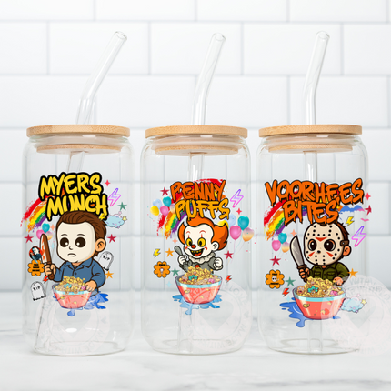 Cereal Killers, UV Wrap, Decal, Halloween, Spooky Season, Halloween Characters