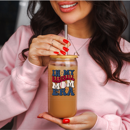 In My Baseball Mom Era, Sticker, Decal, Baseball Mom