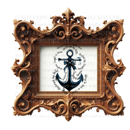 Coquette Fisherman, Scripture, Bible, UV Decal, Nautical, Christian Design