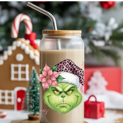 Pink Grinch UV Cup Wrap