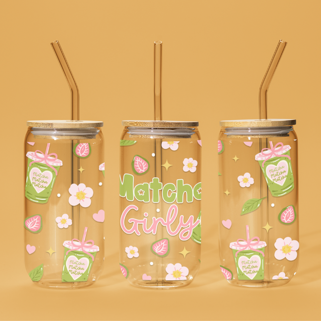 Matcha Girly, Pastel, UV Wrap, Matcha Lovers, Girly Aesthetic