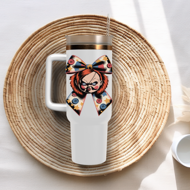 Chucky Coquette Bow UV Decal