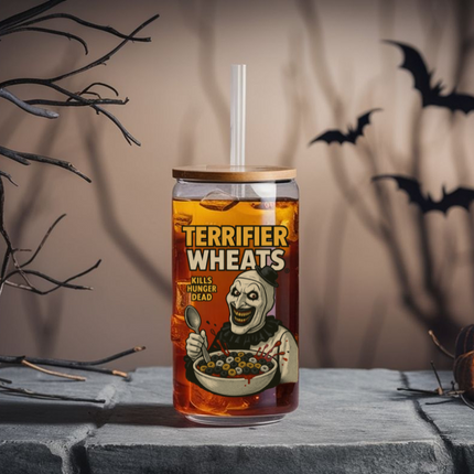 Terrifier Wheats, Hallowen, Cereal Killers, UV Decal, Serial Killers