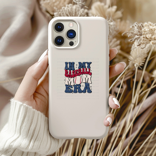 In My Baseball Mom Era, Sticker, Decal, Baseball Mom