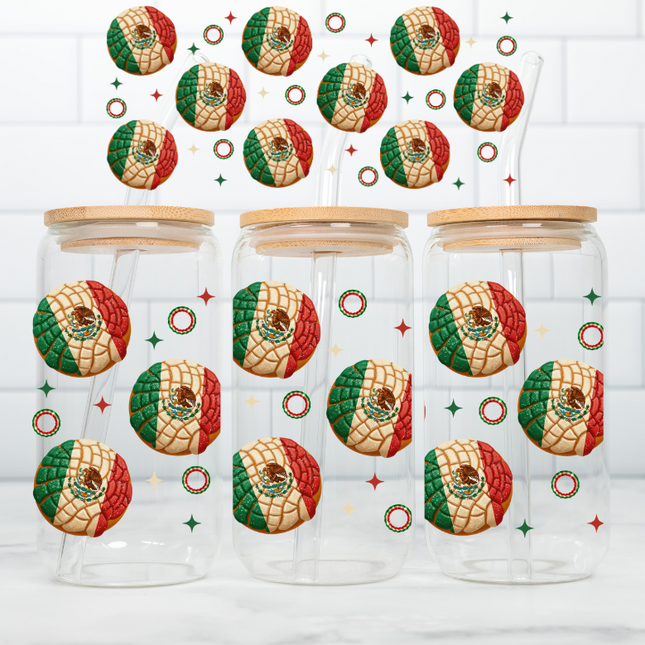 Conchas, Mexican  Flag, UV Wrap, Latina, Mexicana