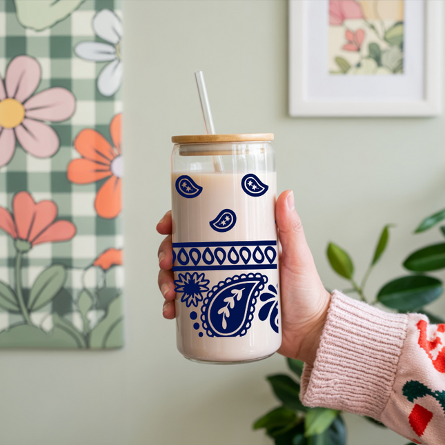 Blue Bandana, UV Wrap