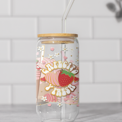 Cafecito y Fresa, UV Wrap, Cafecito & Chisme, Conchas, Pan Dulce, Strawberry