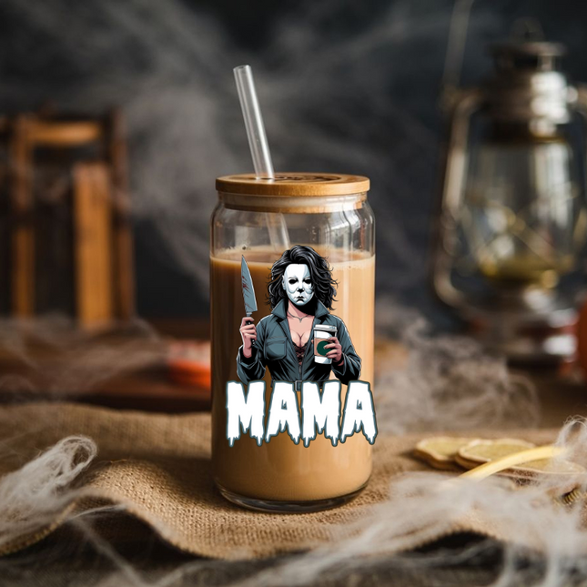 Horror Mama, UV Decal, Halloween