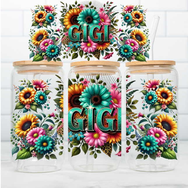 Nana, Gigi, Floral, UV Wrap, Mothers Day, Gift Ideas