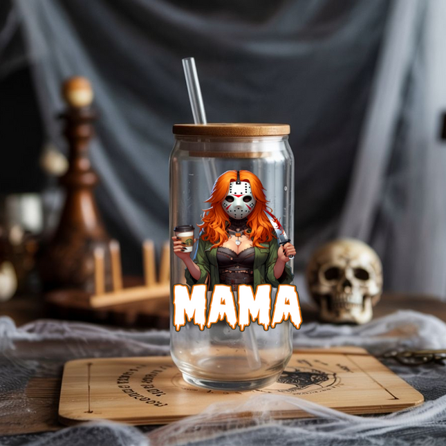 Horror Mama, UV Decal, Halloween