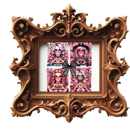 Pink Killer Crew, UV Decal, Serial Killers, Comadre Crew