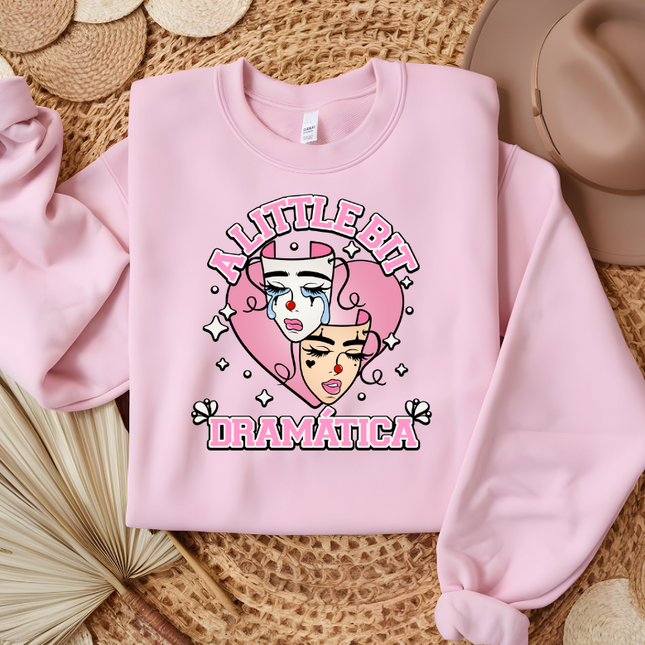 A little Bit Dramatica, DTF Transfer, Smile Now Cry Later, Chicana