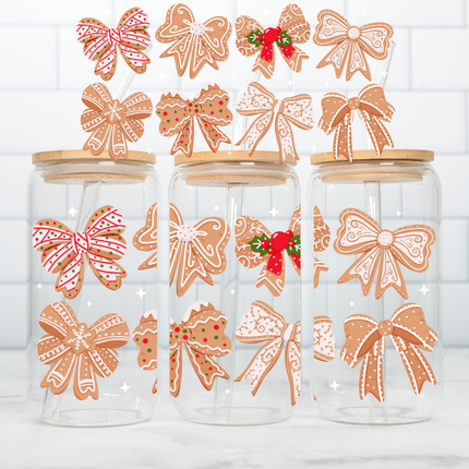 Gingerbread Coquette Bow UV Wrap
