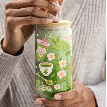 Matcha Girly, Pastel, UV Wrap, Matcha Lovers, Girly Aesthetic