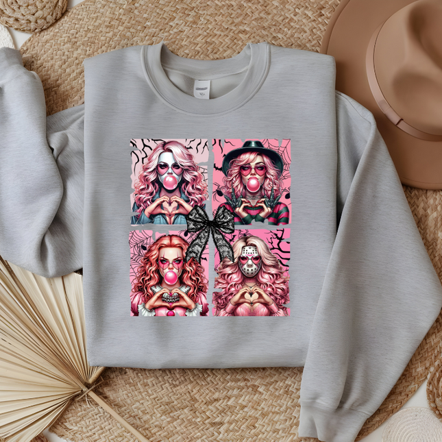 Pink Halloween Killer Crew, DTF Transfer