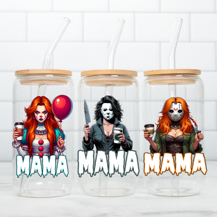 Horror Mama, UV Decal, Halloween