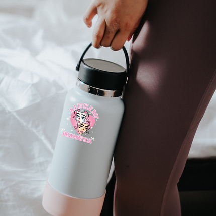 A little Bit Dramatica, UV DTF, Smile Now Cry Later, Latina, Chicana