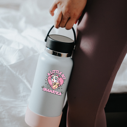 A little Bit Dramatica, UV DTF, Smile Now Cry Later, Latina, Chicana