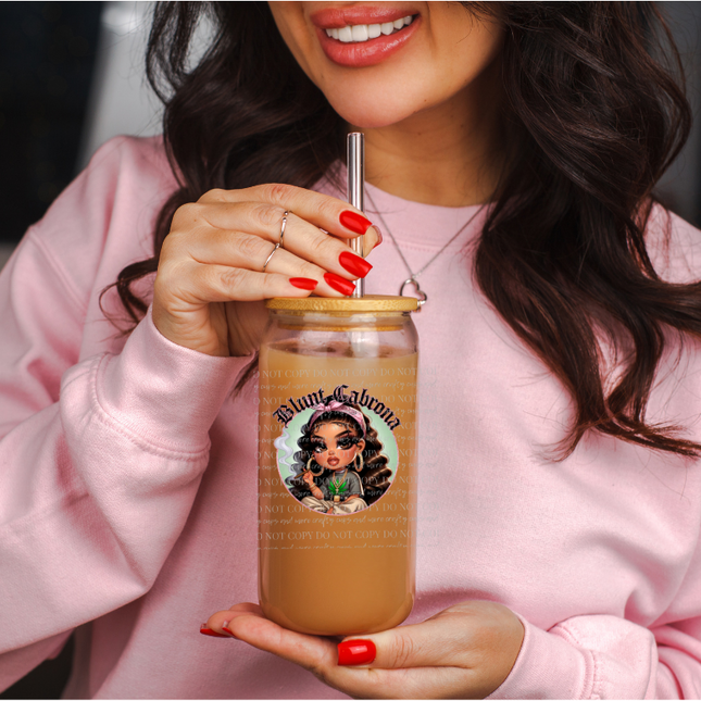 Stoner Girls, Chicanas, Dope Chignon, UV DTF Stickers, Decals