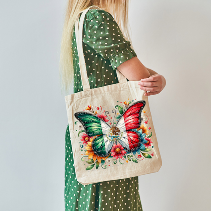 Mexico Butterly, Mexico Flag,DTF Transfer