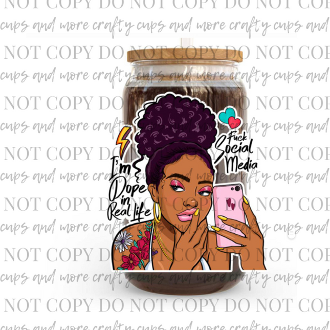 I'm Dope-UV DTF Decal