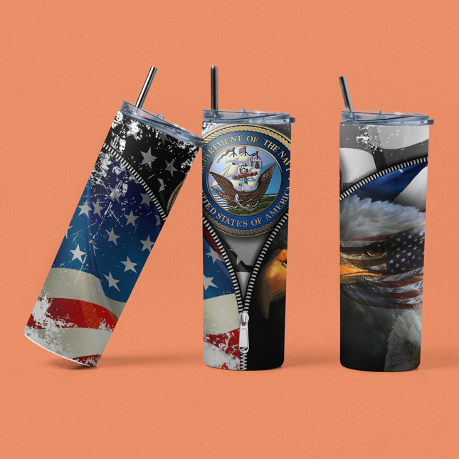 Military Tumbler-20oz Stainless Steel