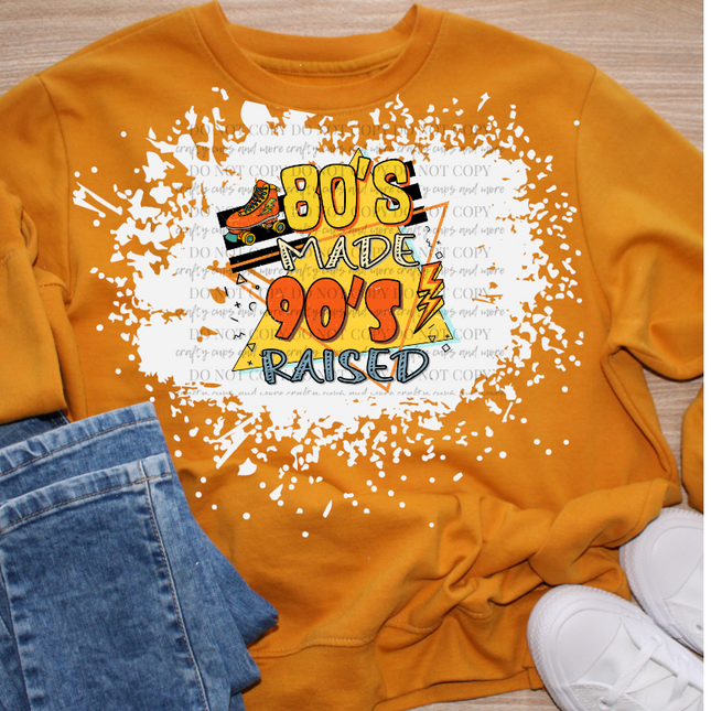 80's Made 90's Raised, PNG BUNDLE