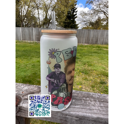 Pedro Pascal Frosted Glass