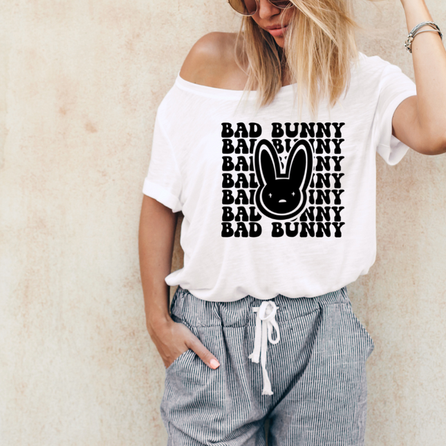 Bad Bunny, Sublimation Transfer, Ready to Press