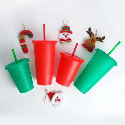 Glitter Crafty Cold Cups (Set of 5) 16oz/24oz