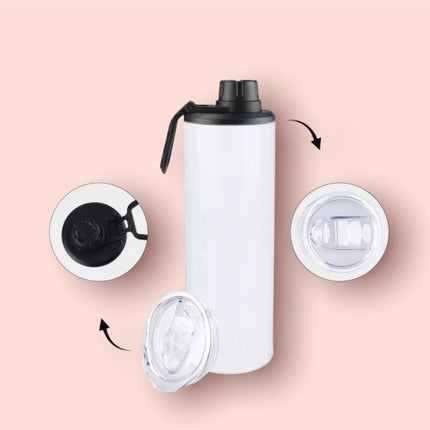 Sublimation Blank Tumbler-W/2 Twist on Lids-20oz