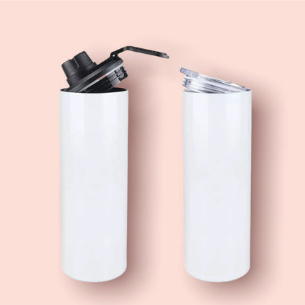 Sublimation Blank Tumbler-W/2 Twist on Lids-20oz