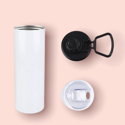 Sublimation Blank Tumbler-W/2 Twist on Lids-20oz