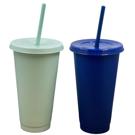 Solid Color Cold Cups (Set of 5) 24oz