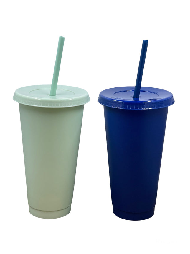Solid Color Cold Cups (Set of 5) 24oz