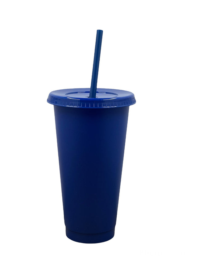 Solid Color Cold Cups (Set of 5) 24oz