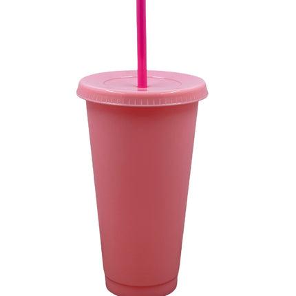 Solid Color Cold Cups (Set of 5) 24oz