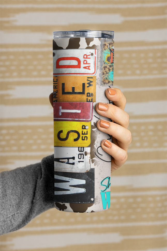 Morgan Wallen, Stainless Steel Tumbler, Wasted