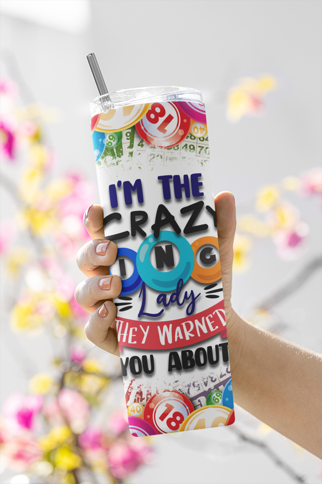 Bingo Lady, Stainless Steel Tumbler