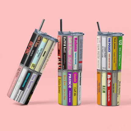 80's Pop,Nostalgic Rock, Stainless Steel Tumbler