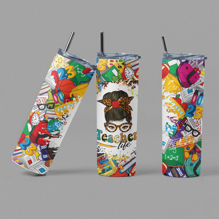 Teacher Life, Stainless Steel Tumbler