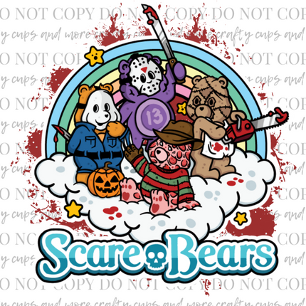 ScareBears, Sublimation Transfer