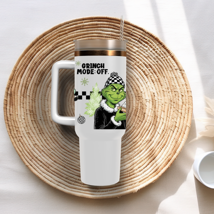 Grinch Mode Off, UV Cup Wrap, Retro, Grinchmas