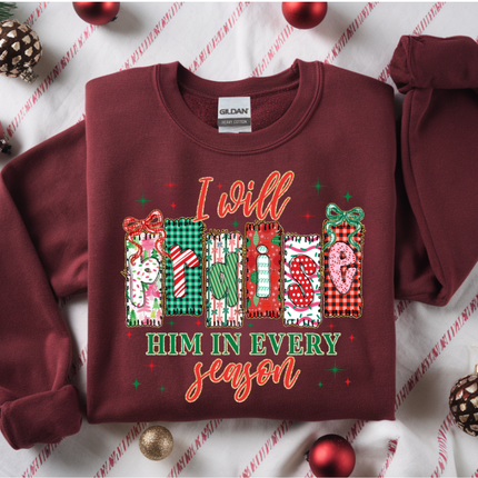 I will Praise Him in Every Season, DTF Transfer